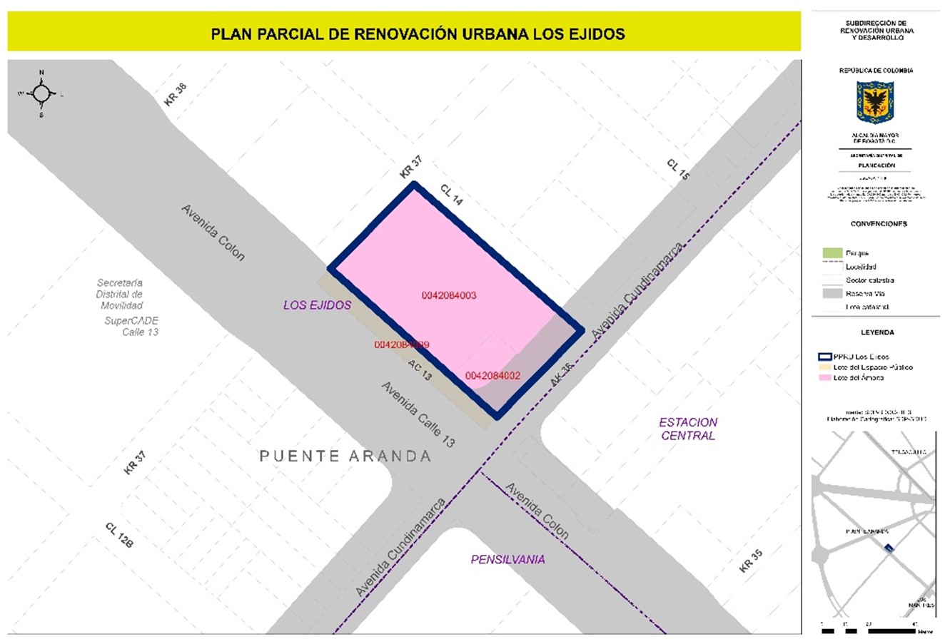Mapa Plan Parcial Ejidos