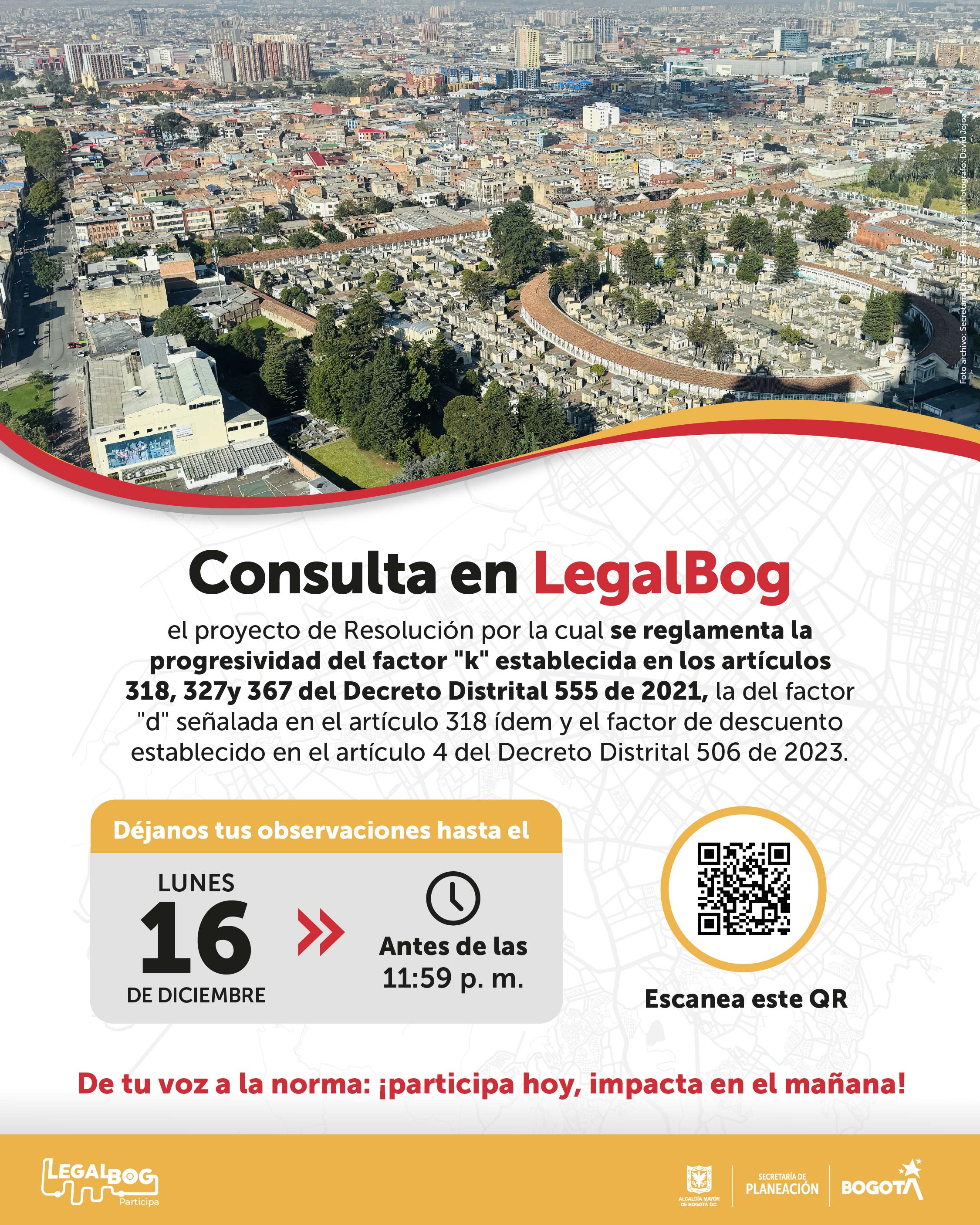 Consulta en LegalBog el Proyecto de Resolución que reglamenta factores K y D del Plan de Ordenamiento Territorial