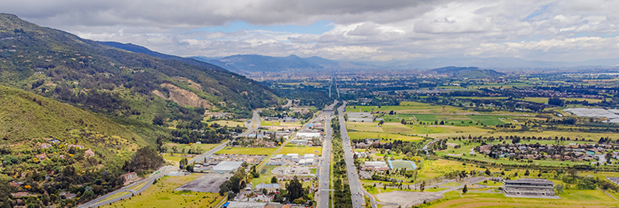 Foto panorámica Bogotá Región