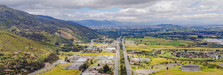 Panorámica de Las Flores, en la localidad de Usaquén, norte de Bogotá. 