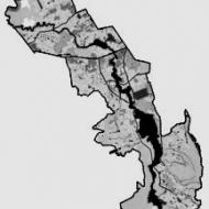 Mapa del área de influencia del río Tunjuelo