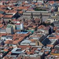 Vista aérea del Centro Histórico de La Candelaria