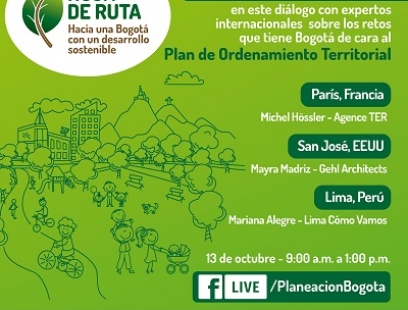 Invitación Hoja de Ruta: hacia una Bogotá sostenible e incluyente
