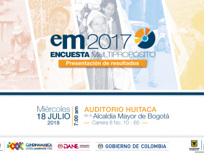 Encuesta multipropósito 2017 presentación de resultados