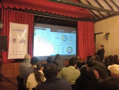 Presentación SDP en la Socialización POT Localidad de Fontibón