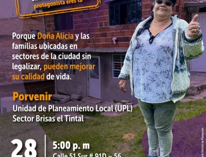 Taller Legalización de barrios UPL Porvenir - Sector Brisas el Tintal