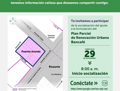 Socialización del Plan Parcial de Renovación Urbana Bancafé