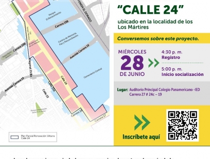 Mapa Plan Parcial Calle 24