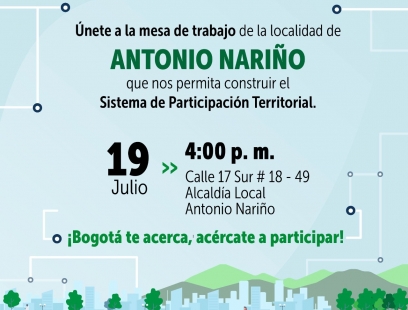 Sistema de Participación Territorial  - Localidad Antonio Nariño
