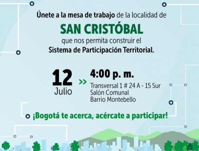 Sistema de Participación Territorial  - Localidad San Cristóbal