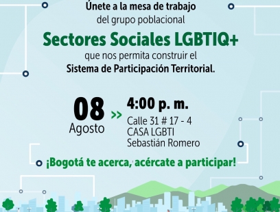 Sistema de Participación Territorial  - Sector LGBTIQ+
