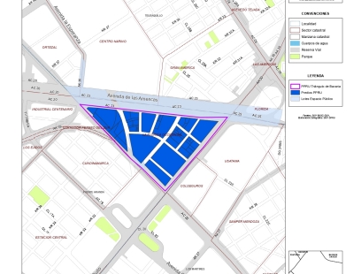 Plano Plan Parcial de Renovación Urbana Triángulo de Bavaria