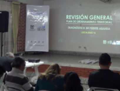 Socialización POT en la Localidad de Puente Aranda
