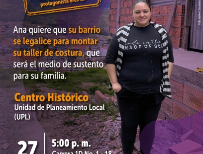 Mujer desea que su barrio se legalice