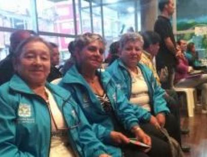 Funcionarias SDP asistentes a la Socialización POT Localidad Tunjuelito