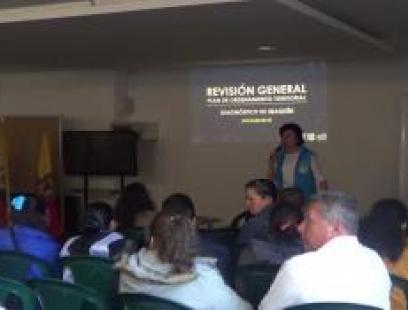 Presentación Directora de Participación en la Socialización POT Localidad de Usaquén