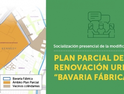 Plano Plan Parcial de Renovación Urbana "Bavaria Fábrica"