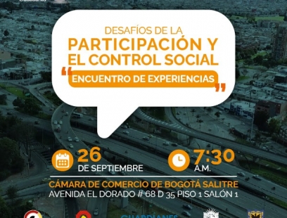 Invitación evento Desafíos de la Participación y el Control Social