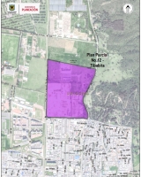 Imagen satelital que contiene la delimitación y localización del PPD "Tibabita"