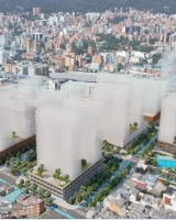 Render de posibles edificaciones del plan parcial "calle 72"