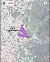 Imagen satelital que contiene la delimitación y localización del PPD "Triangulo de Fenicia"