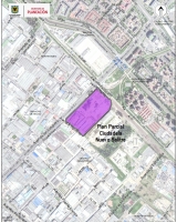 Imagen satelital que contiene la delimitación y localización del PPRU Ciudadela Nuevo Salitre