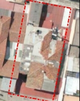 Imagen aérea satelital, con el polígono de intervención del Plan de Regularización y Manejo 