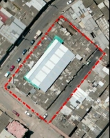 Imagen aérea satelital, con el polígono de intervención del Plan de Regularización y Manejo 