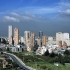 Fotografía aérea de La Macarena y la circunvalar en Bogotá