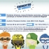 Invitación Encuentro de Saberes información del evento con 6 dibujos animados que representan diversidad