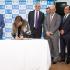 Alcalde Enrique Peñalosa en la firma del fideicoimiso Lagos de Torca entre el sector privado y entidades distritales