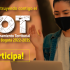 Mujer con tapabocas y su computador portatil