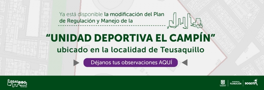 Plano Unidad Deportiva El Campín