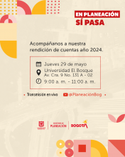 Acompáñanos a nuestra rendición de cuentas año 2024