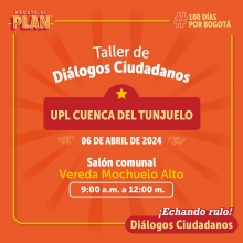 Logos 100 días por Bogotá y Pégate al Plan