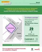 Socialización del Plan Parcial de Renovación Urbana Bancafé