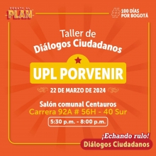Logos 100 días por Bogotá y Pégate al Plan