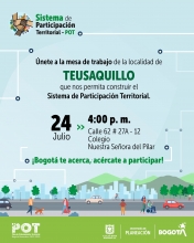 Sistema de Participación Territorial  - Localidad Teusaquillo