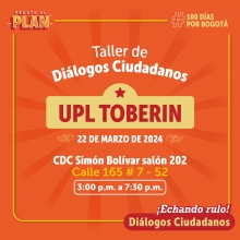 Logos 100 días por Bogotá y Pégate al Plan