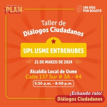 Logos 100 días por Bogotá y Pégate al Plan