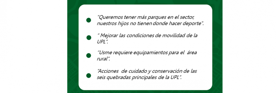 Frases de la jornada presencial en la UPL Entrenubes.
