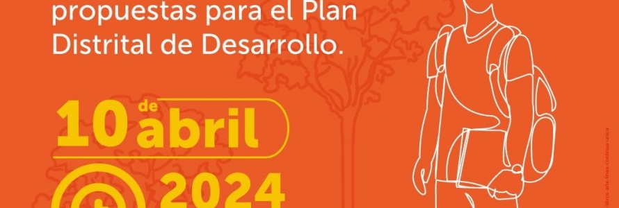 Pieza comunicativa invitación a unirse a la transmisión con DC Radio sobre los avances del proceso de participación del PDD