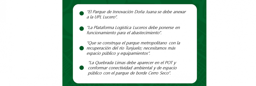 Frases de la jornada presencial en la UPL Lucero.