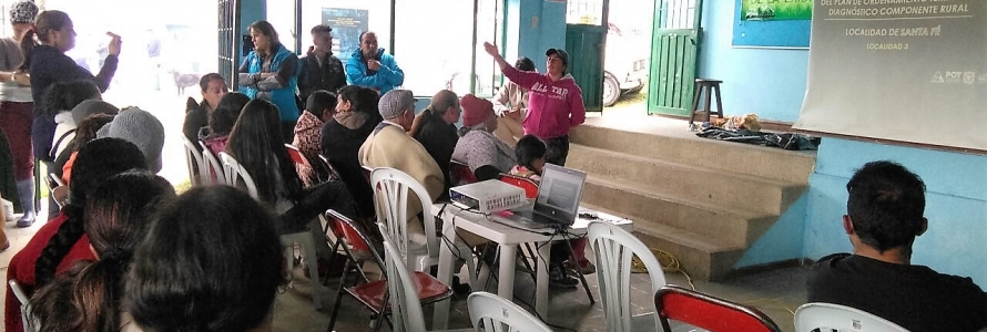 Asistentes a la Socialización POT SantaFé rural