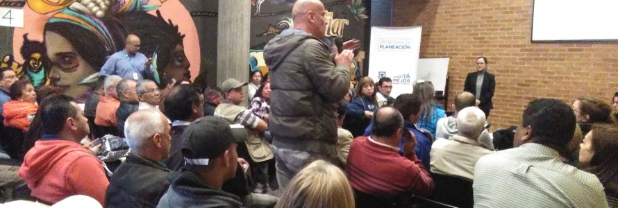 Intervención ciudadana en Socialización POT Tunjuelito