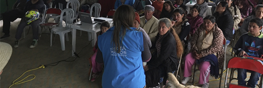 Asistentes a Socialización Plan de Ordenamiento Territorial en zona rural