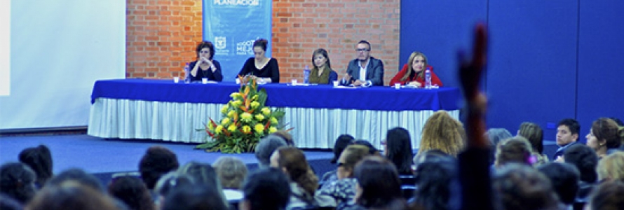 Panelistas del foro Bogotá, Ciudad de Oportunidades para Todas y Todos