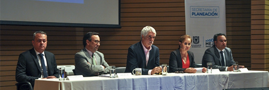 alcalde mayor Enrique Peñalosa y secretario de planeación Andrés Ortíz en el Consejo Territorial de Planeación