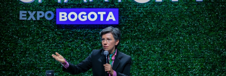 Alcaldesa, Claudia López en Smart City Expo Bogotá