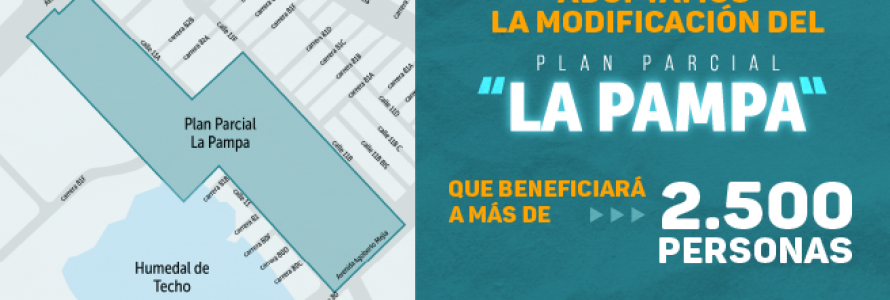 Plano Plan Parcial la Pampa